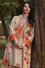 3-PC Printed Khaddar Collection CPW4-13 P