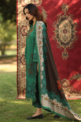 3-PC  Embroidered Linen Collection ANW6-14