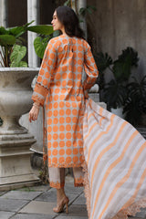 3-PC  Embroidered Printed Lawn Collection CMR5-02