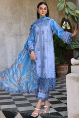 3-PC  Embroidered Printed Lawn Collection CMR5-03