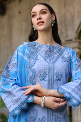 3-PC  Embroidered Printed Lawn Collection CMR5-03