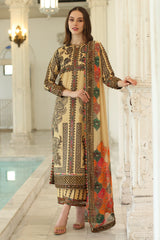 3-PC Embroidered Lawn Collection AN5-04