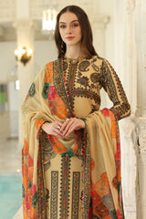 3-PC Embroidered Lawn Collection AN5-04