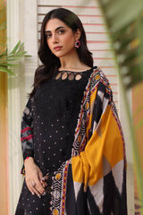 3-PC Stitched Embroidered Linen Shawl Collection SHW4-03 P