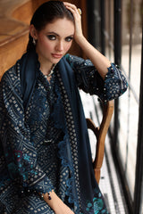3-PC  Embroidered Linen Collection CCW6-20 P