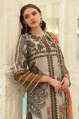 3-PC Embroidered Lawn Collection AN5-08