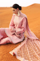 3-PC Embroidered Raw-Silk Suit CMA-5-142