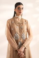3-PC Embroidered Organza Shirt with Organza Dupatta and Trouser CMA-4-002