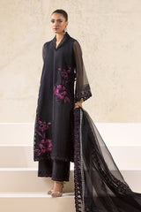 3-PC Embroidered Organza Shirt with Embroidered Organza Dupatta and Trouser CMA-4-02-B