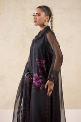 3-PC Embroidered Organza Shirt with Embroidered Organza Dupatta and Trouser CMA-4-02-B