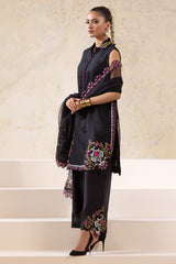 3-PC Embroidered Organza Shirt with Organza Dupatta and Trouser CMA-4-0028