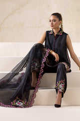 3-PC Embroidered Organza Shirt with Organza Dupatta and Trouser CMA-4-0028