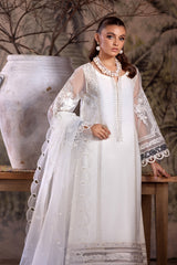 3-PC Embroidered Organza Shirt with Dupatta and Trouser CMA-4-0040