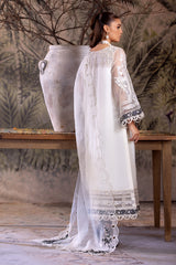 3-PC Embroidered Organza Shirt with Dupatta and Trouser CMA-4-0040