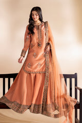 3-PC Stitched Embroidered CMA-6-400