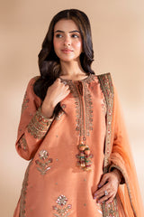3-PC Stitched Embroidered CMA-6-400