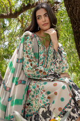 3-PC  Printed Lawn Suit CP6-27 PSOK