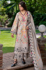 3-PC  Printed Lawn Suit CP6-25 PSOK