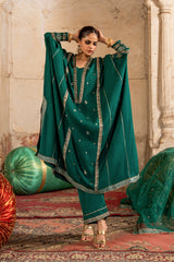 Embroidered Raw Silk CMA-6-388