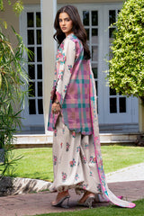 3-PC  Printed Lawn Suit CP6-23 PSOK