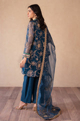 3-PC Embroidered Organza Shirt with Organza Dupatta and Trouser CMA-4-S7