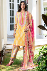 3-PC  Printed Lawn Suit CP6-26 PSOK