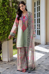 3-PC  Printed Lawn Suit CP6-20 PSOK