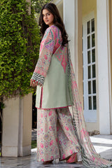 3-PC  Printed Lawn Suit CP6-20 PSOK