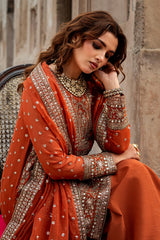 3-PC Embroidered Chiffon Suit  CMA-6-223