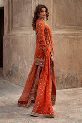 3-PC Embroidered Chiffon Suit  CMA-6-223