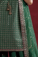 3-PC Embroidered Raw-Silk Suit CMA-6-238