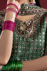 3-PC Embroidered Raw-Silk Suit CMA-6-238