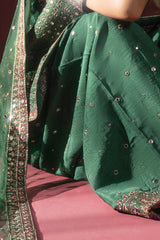 3-PC Embroidered Raw-Silk Suit CMA-6-238