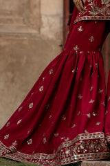 3-PC Embroidered Chiffon Suit  CMA-6-226