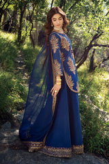 3-PC Stitched Embroidered Raw Silk CMA-6-440