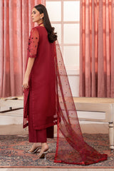 3-PC Embroidered Raw-Silk Suit CMA-5-119