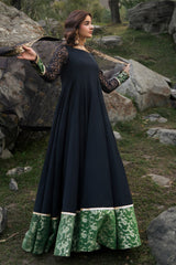 3-PC Stitched Embroidered Raw Silk CMA-6-486