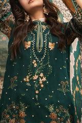 3-PC Unstitched Embroidered Chiffon Collection VSLW6-14 PSOK