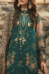 3-PC Unstitched Embroidered Chiffon Collection VSLW6-14 PSOK