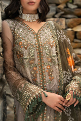 3-PC Unstitched Embroidered Chiffon Collection VSLW6-13 PSOK