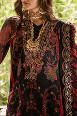 3-PC Unstitched Embroidered Chiffon Collection VSLW6-16 PSOK
