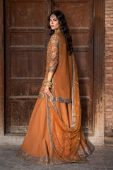 3-PC Embroidered Raw Silk CMA-6-439
