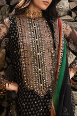 3-PC Unstitched Embroidered Chiffon Collection VSLW6-15 PSOK