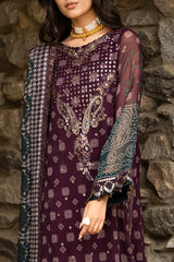 3-PC Unstitched Embroidered Chiffon Collection VSLW6-12 PSOK