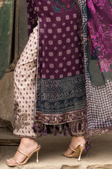 3-PC Unstitched Embroidered Chiffon Collection VSLW6-12 PSOK