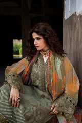 3-PC  Embroidered Chiffon Collection VSLW6-05 PSOK