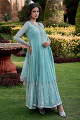 3-PC Embroidered Chiffon CMA-6-415