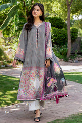 3-PC  Printed Lawn Suit CP6-22 PSOK