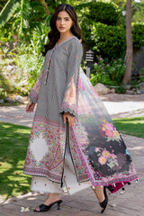 3-PC  Printed Lawn Suit CP6-22 PSOK