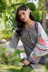 3-PC  Printed Lawn Suit CP6-22 PSOK